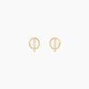 Histoire d'Or Boucles D'oreilles Pendantes Coletta Cercle Or Jaune Oxyde De Zirconium