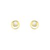 Histoire d'Or Boucles D'oreilles Puces Kamilka Or Jaune Nacre Et Oxydes