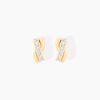 Histoire d'Or Boucles D'oreilles Puces Grebera Or Jaune Oxyde