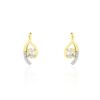 Histoire d'Or Boucles D'oreilles Sagesse Or Jaune Oxyde Oxyde