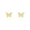 Histoire d'Or Boucles D'oreilles Puces Or Jaune Fragaria Oxydes