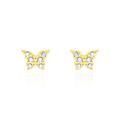 Histoire d'Or Boucles D'oreilles Puces Or Jaune Fragaria Oxydes