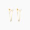 Histoire d'Or Boucles D'oreilles Pendantes Or Jaune Acierna Oxyde De Zirconium