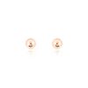 Histoire d'Or Boucles D'oreilles Puces Fidelia Boule Or Rose