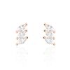 Histoire d'Or Boucles D'oreilles Puces Edma Or Rose Oxyde De Zirconium