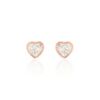 Histoire d'Or Boucles D'oreilles Puces Kadidjatou Or Rose Oxyde De Zirconium