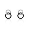 Histoire d'Or Boucles D'oreilles Puces Bella Or Blanc Diamant