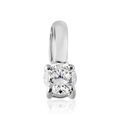 Histoire d'Or Pendentif One Or Blanc Diamant