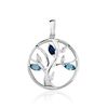 Histoire d'Or Pendentif Godolieba Or Blanc Topaze