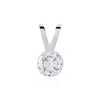 Histoire d'Or Pendentif Mabila Or Blanc Oxyde De Zirconium