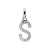 Histoire d'Or Pendentif Klementine Or Blanc Oxyde De Zirconium