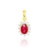 Histoire d'Or Pendentif Vladimir Or Jaune Rubis Diamants