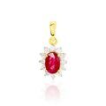 Pendentifs sur Grenoble : Histoire d'Or Pendentif Vladimir Or Jaune Rubis Diamants