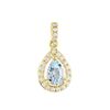 Histoire d'Or Pendentif Desiderius Or Jaune Topaze Oxydes De Zirconium