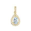 Pendentifs sur Grenoble : Histoire d'Or Pendentif Desiderius Or Jaune Topaze Oxydes De Zirconium