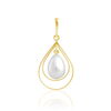 Histoire d'Or Pendentif Martyna Or Jaune Perle De Culture
