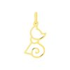 Histoire d'Or Pendentif Egee Chat Or Jaune