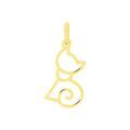 Pendentifs sur Grenoble : Histoire d'Or Pendentif Egee Chat Or Jaune