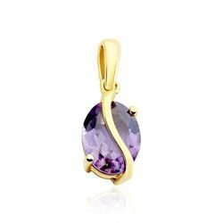 Histoire d'Or Pendentif Or Jaune Prudencia Am&eacute;thyste