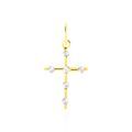 Pendentifs sur Grenoble : Histoire d'Or Pendentif Ageda Croix Or Jaune Oxyde De Zirconium