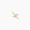 Pendentifs sur Grenoble : Histoire d'Or Pendentif Glacen Croix Or Jaune Oxyde De Zirconium