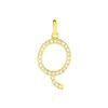 Histoire d'Or Pendentif Lettre Q Or Jaune Oxyde