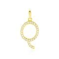 Pendentifs sur Grenoble : Histoire d'Or Pendentif Lettre Q Or Jaune Oxyde