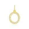 Histoire d'Or Pendentif Lettre O Or Jaune Oxyde