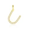 Histoire d'Or Pendentif Lettre U Or Jaune Oxyde
