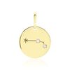 Histoire d'Or Pendentif Or Jaune Astraea Oxyde De Zirconium