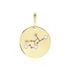 Histoire d'Or Pendentif Or Jaune Astraea Oxyde De Zirconium