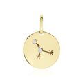 Pendentifs sur Grenoble : Histoire d'Or Pendentif Or Jaune Astraea Oxyde De Zirconium