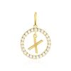 Histoire d'Or Pendentif Gabe Or Jaune Oxyde De Zirconium