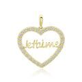 Pendentifs sur Grenoble : Histoire d'Or Pendentif Or Jaune Derry Oxyde De Zirconium