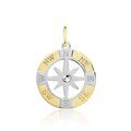 Pendentifs sur Grenoble : Histoire d'Or Pendentif Demyan Or Bicolore Oxyde De Zirconium