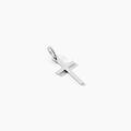 Histoire d'Or Pendentif Bathilde Croix Striee Or Blanc