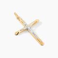Pendentifs sur Grenoble : Histoire d'Or Pendentif Agatha Croix Or Bicolore