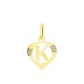 Pendentifs sur Grenoble : Histoire d'Or Pendentif Eudocie Coeur Lettre Or Jaune