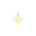 Pendentifs sur Grenoble : Histoire d'Or Pendentif Eudocie Coeur Lettre Or Jaune