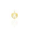 Histoire d'Or Pendentif Eudocie Coeur Lettre Or Jaune