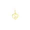 Pendentifs sur Grenoble : Histoire d'Or Pendentif Eudocie Coeur Lettre Or Jaune