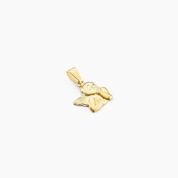 Histoire d'Or Pendentif Abelone Ange Penseur Or Jaune