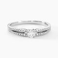Histoire d'Or Bague Solitaire Katalina Or Blanc Diamant