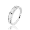 Histoire d'Or Bague 1986 Or Blanc Diamant