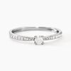 Histoire d'Or Bague Solitaire Hemera Or Blanc Diamant