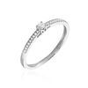 Histoire d'Or Bague Eliisa Or Blanc Diamant