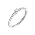 Histoire d'Or Bague Eliisa Or Blanc Diamant