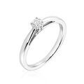 Histoire d'Or Bague Solitaire Iris Or Blanc Diamant