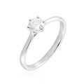 Histoire d'Or Bague Solitaire Athena Or Blanc Diamant