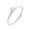 Histoire d'Or Bague Solitaire Athena Or Blanc Diamant